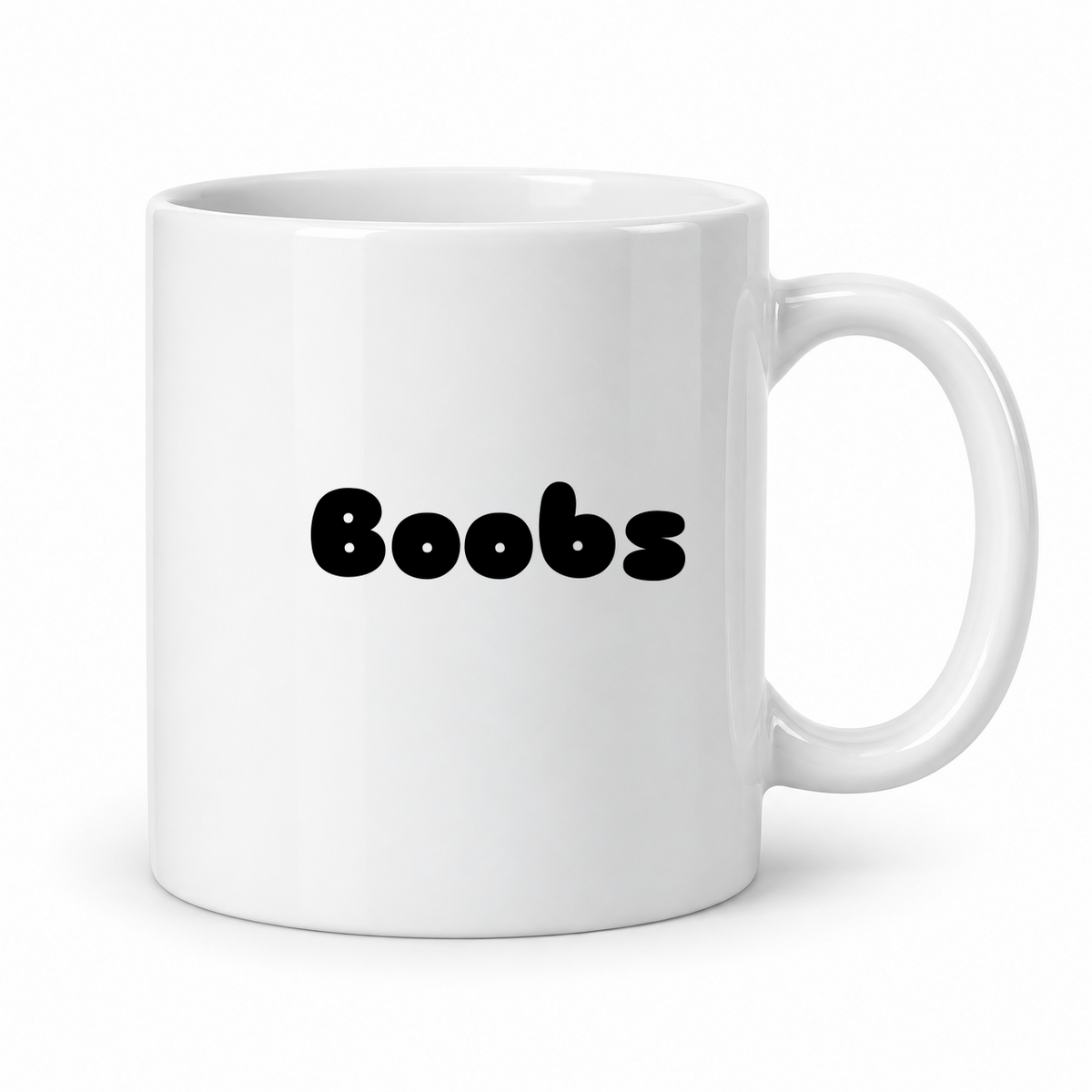 Boobs Mug in white
