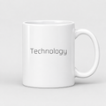 Technology Mug in white