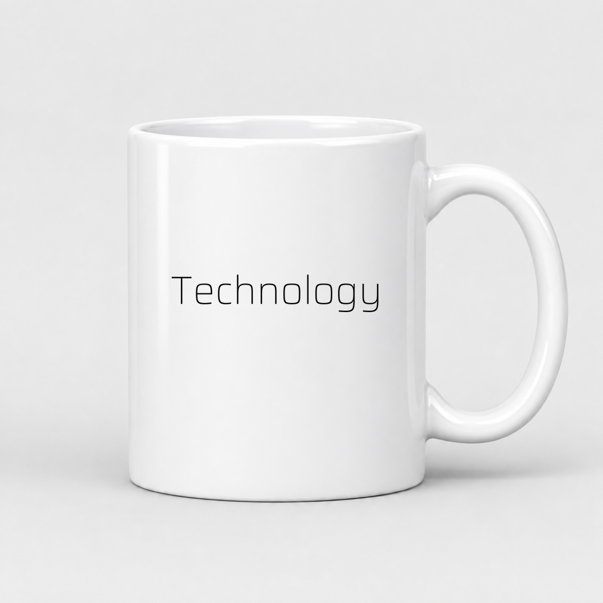 Technology Mug in white
