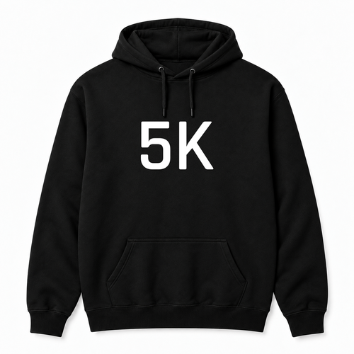 5K Hoodie in black