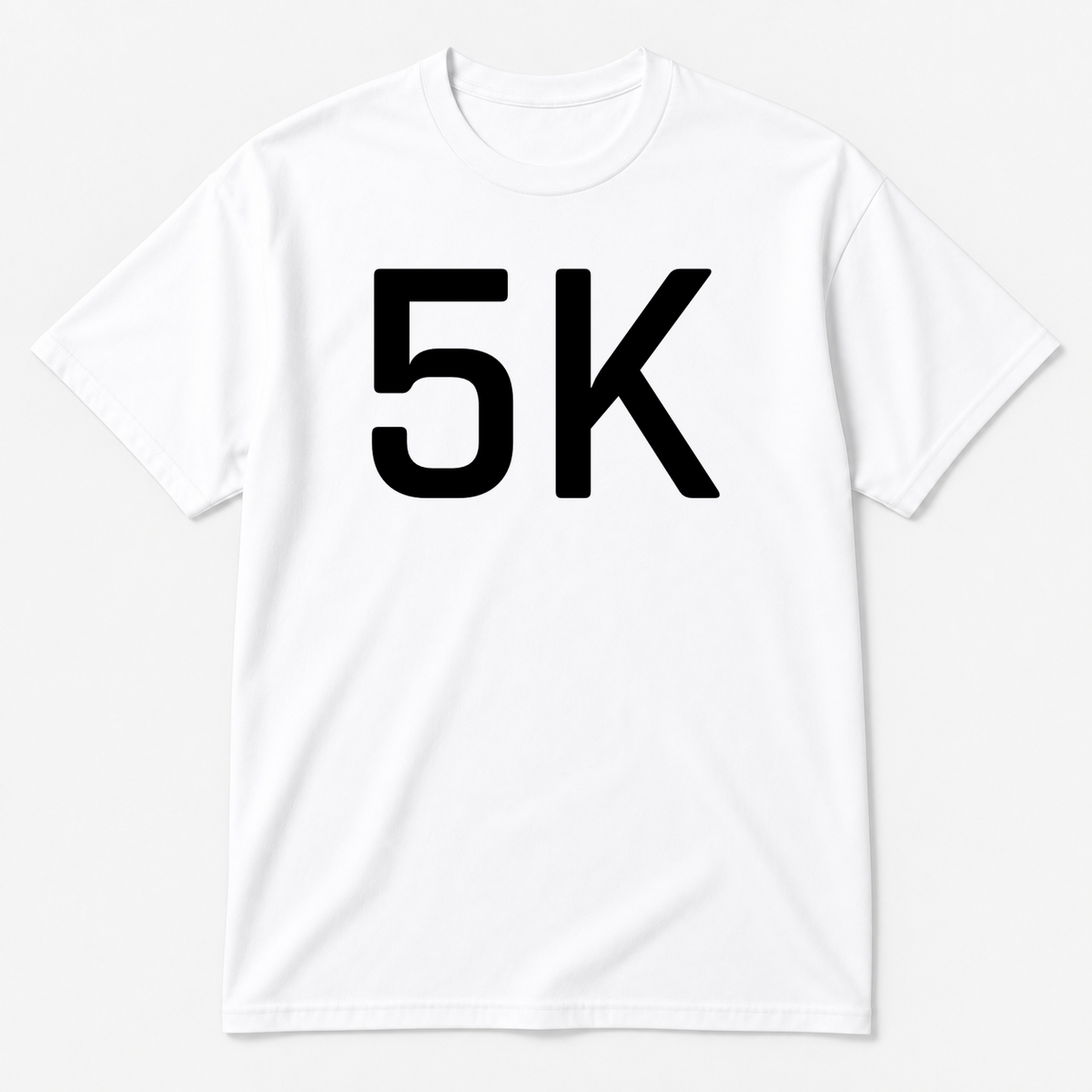 5K T-Shirt in white