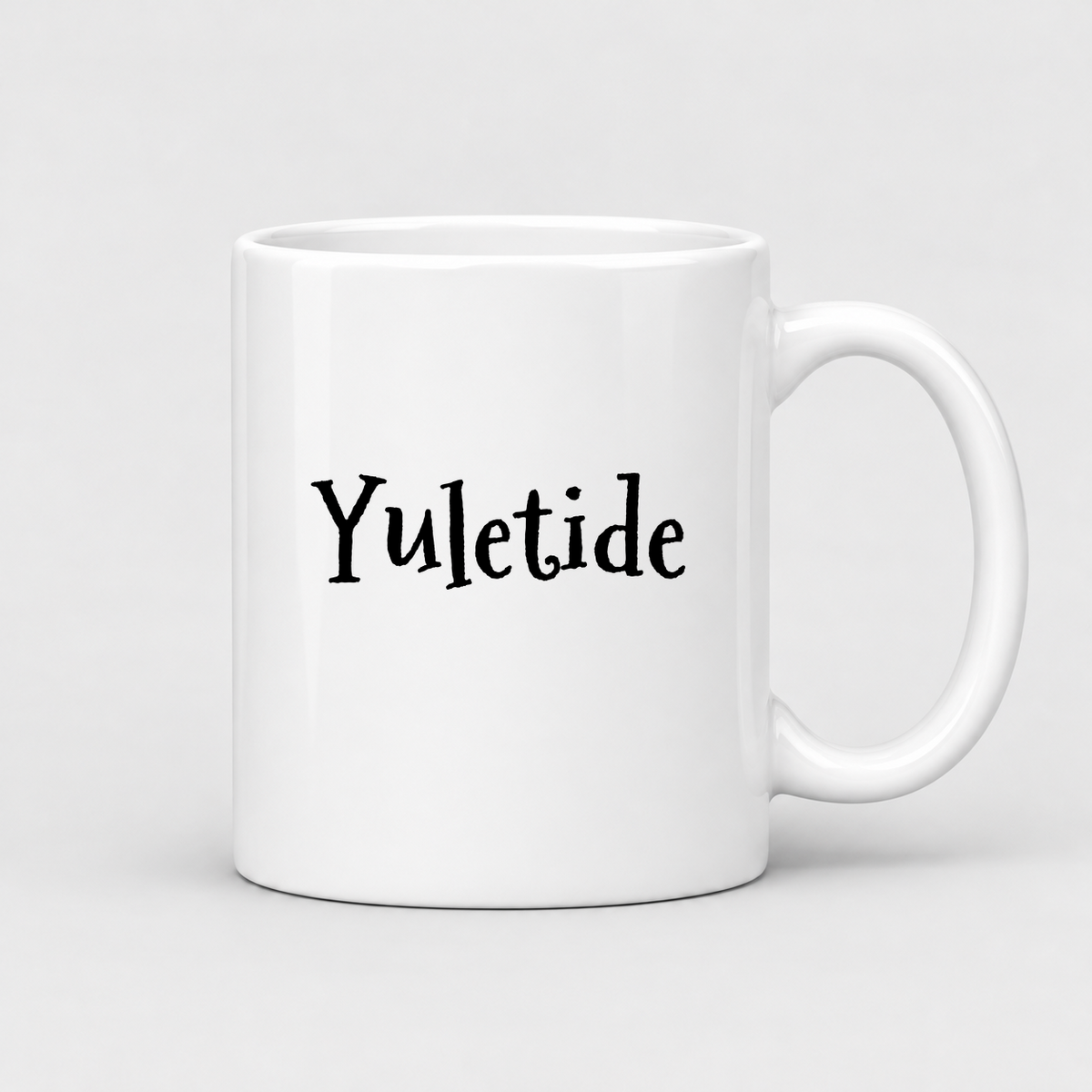 Yuletide Mug in white