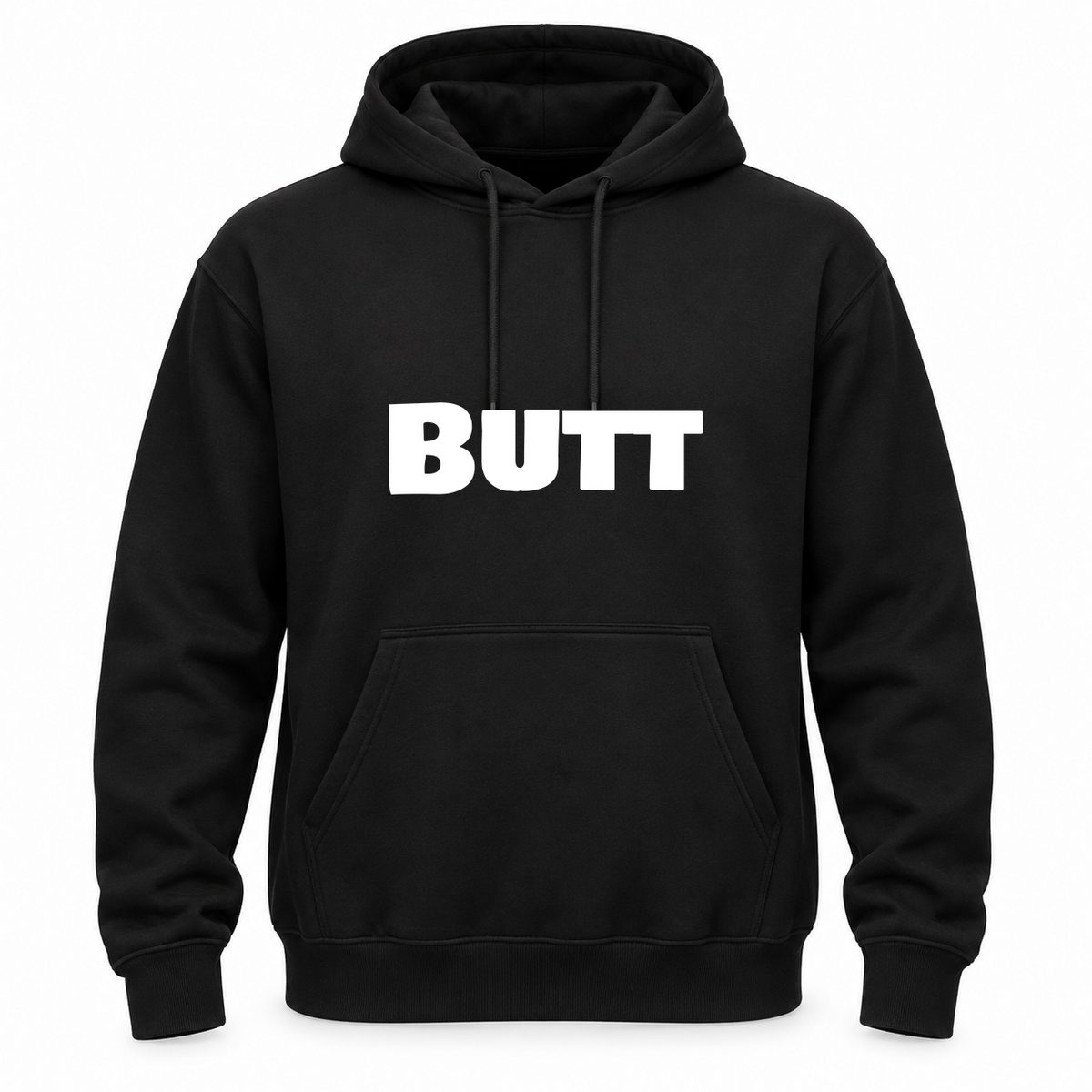 Butt Hoodie in black