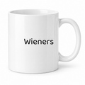 Wieners Mug in white