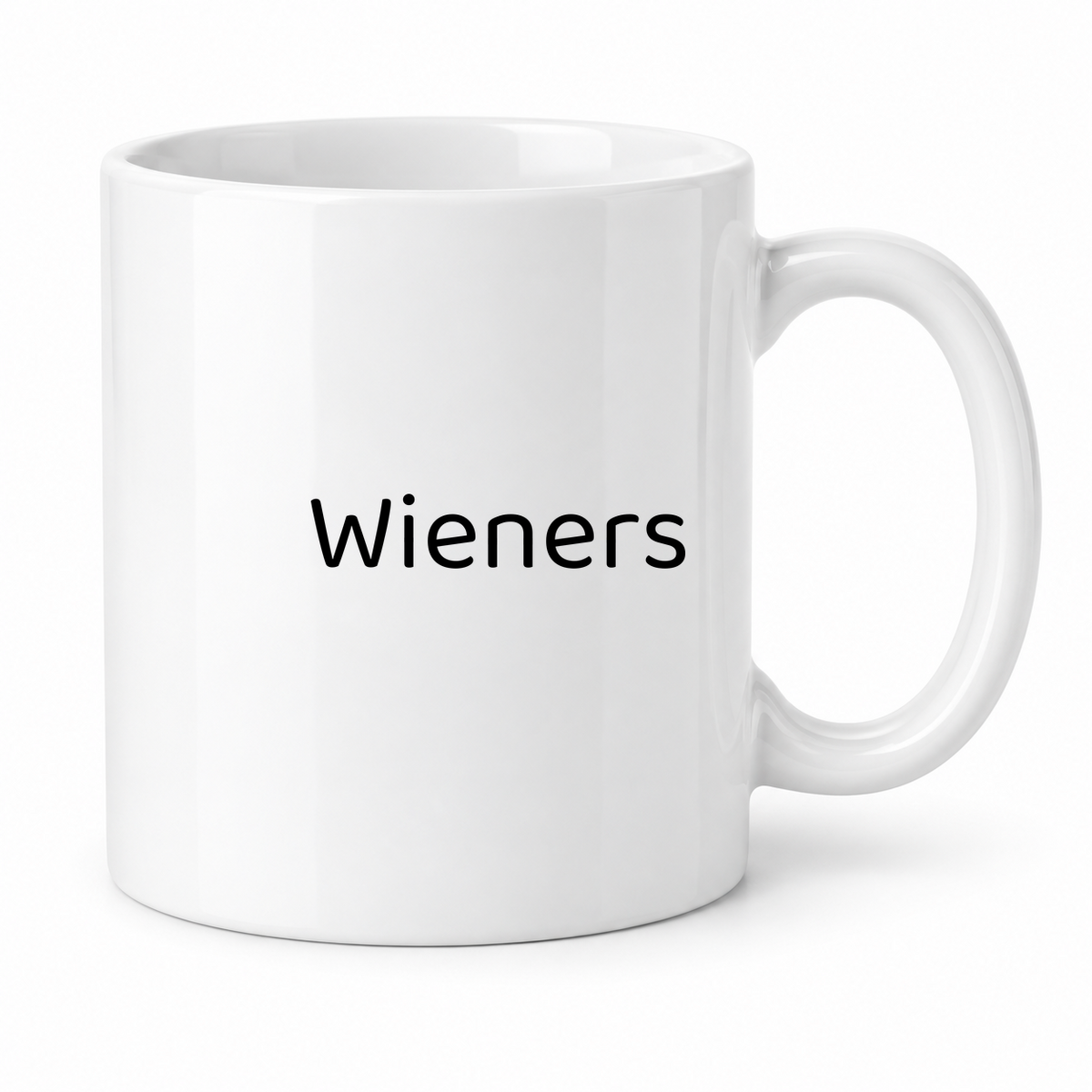 Wieners Mug in white