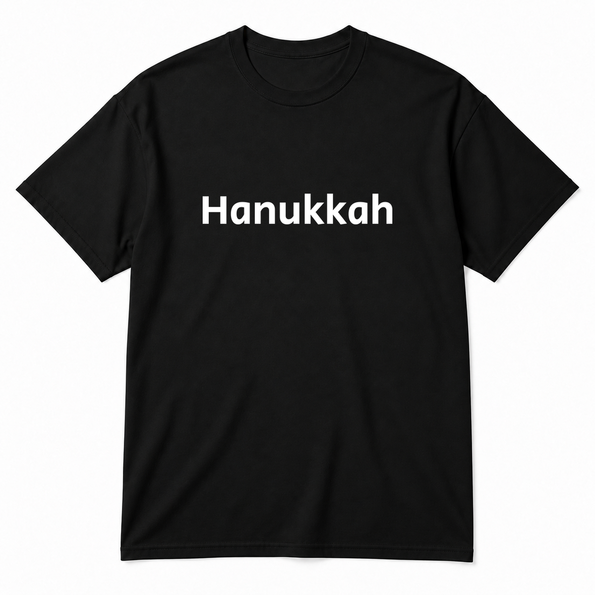 Hanukkah T-Shirt in black