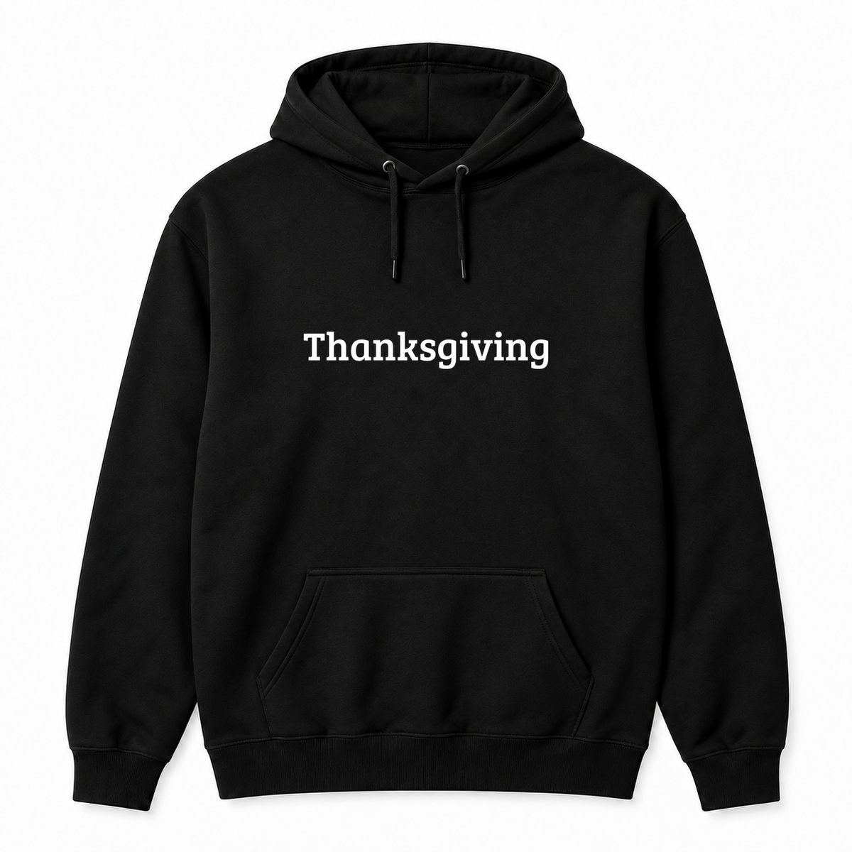 Thanksgiving Hoodie in black