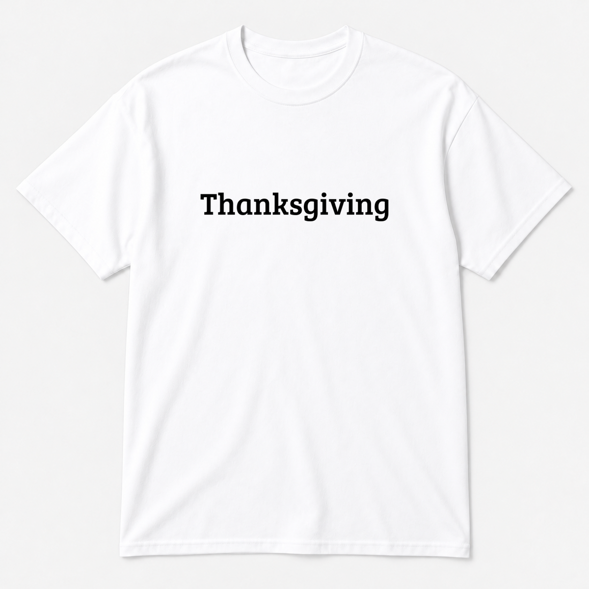 Thanksgiving T-Shirt in white