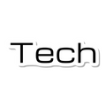 Tech die-cut sticker