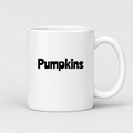 Pumpkins Mug in white