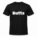 Butts T-Shirt in black