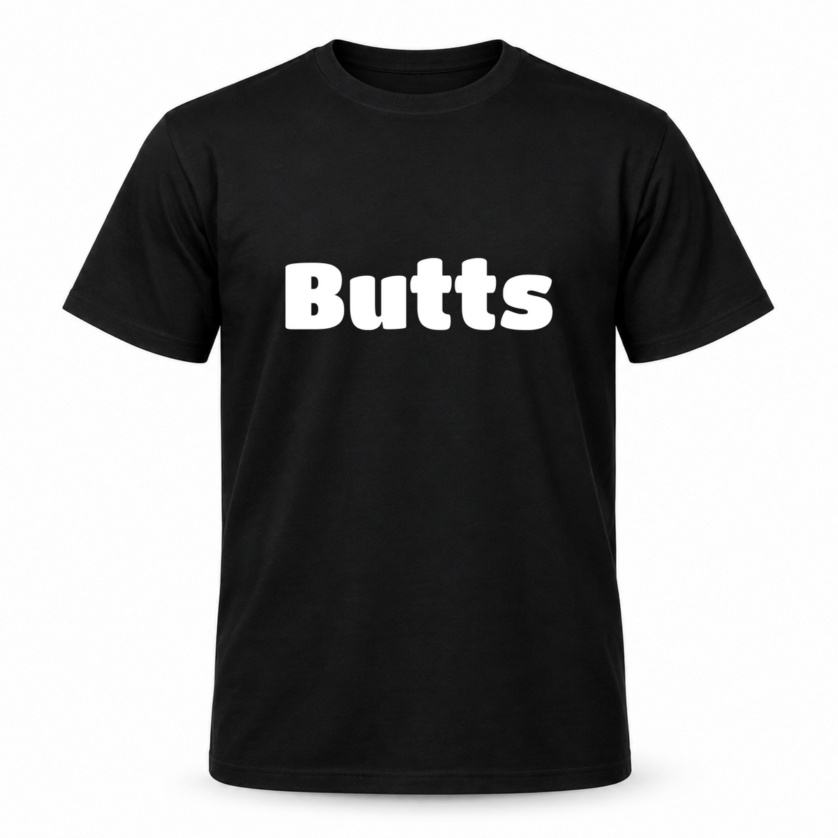 Butts T-Shirt in black