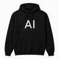 AI Hoodie in black