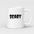 Scary Mug in white