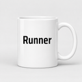 Runner Mug in white