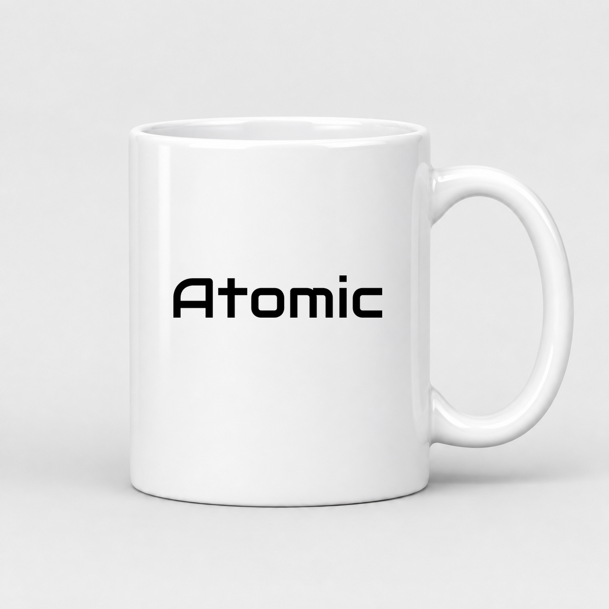 Atomic Mug in white