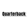 Quarterback die-cut sticker