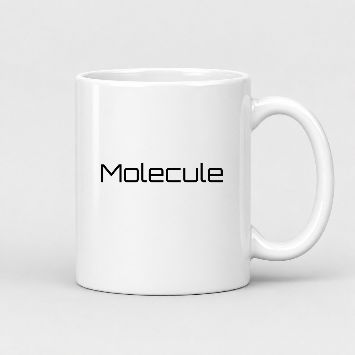 Molecule Mug in white