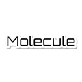 Molecule die-cut sticker
