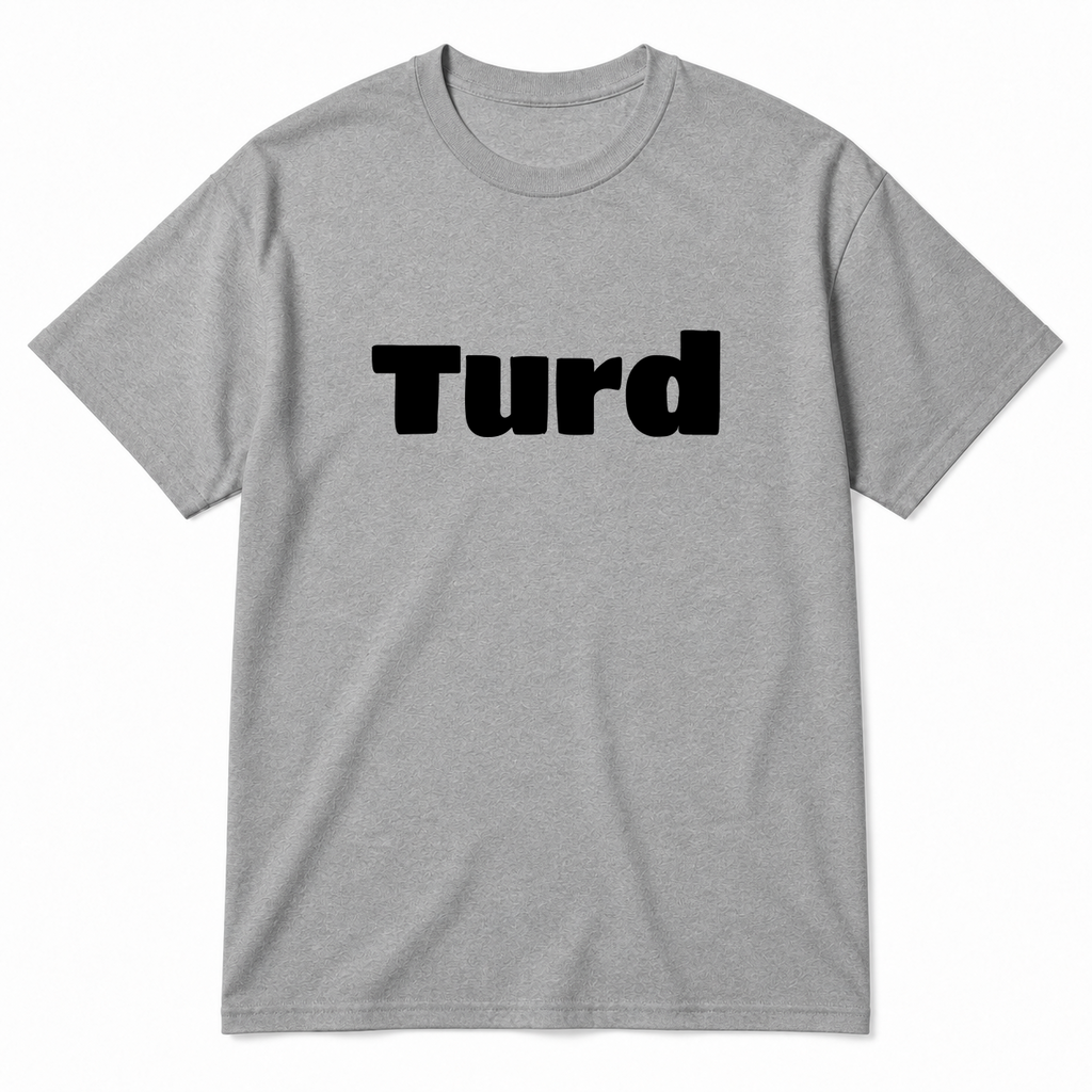 Turd T-Shirt in gray