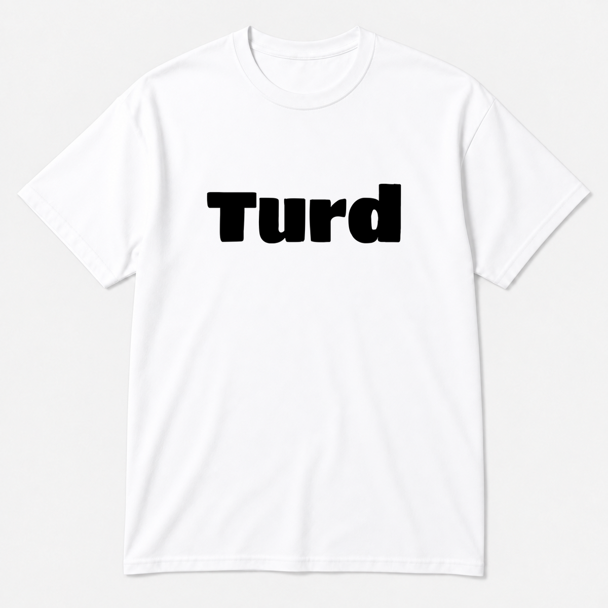 Turd T-Shirt in white