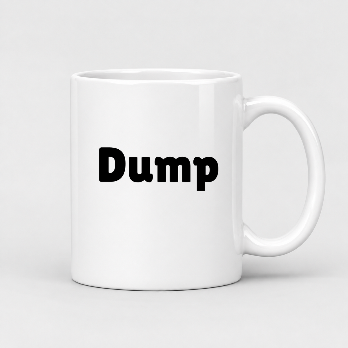 Dump Mug in white