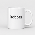 Robots Mug in white