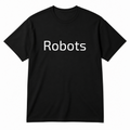 Robots T-Shirt in black