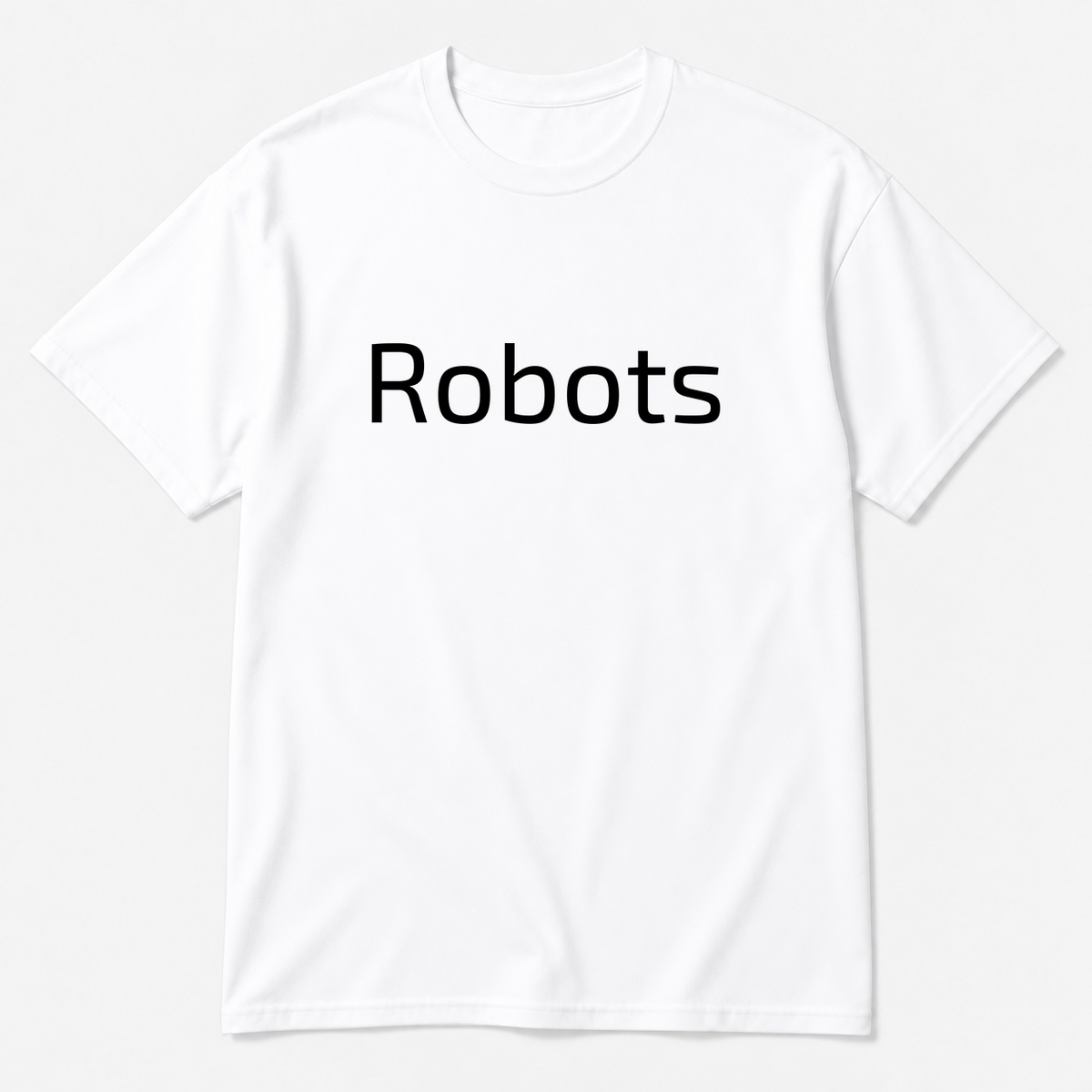 Robots T-Shirt in white