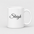 Sleigh Mug in white
