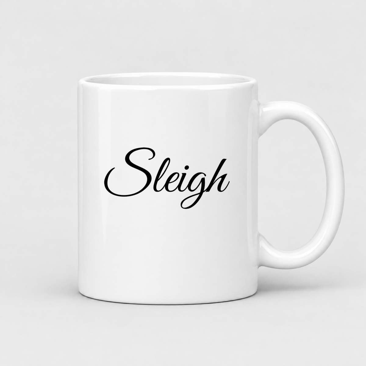 Sleigh Mug in white
