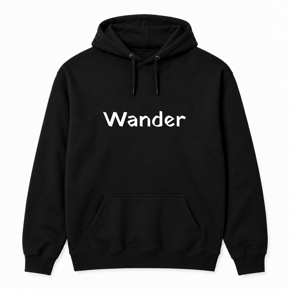 Wander Hoodie in black