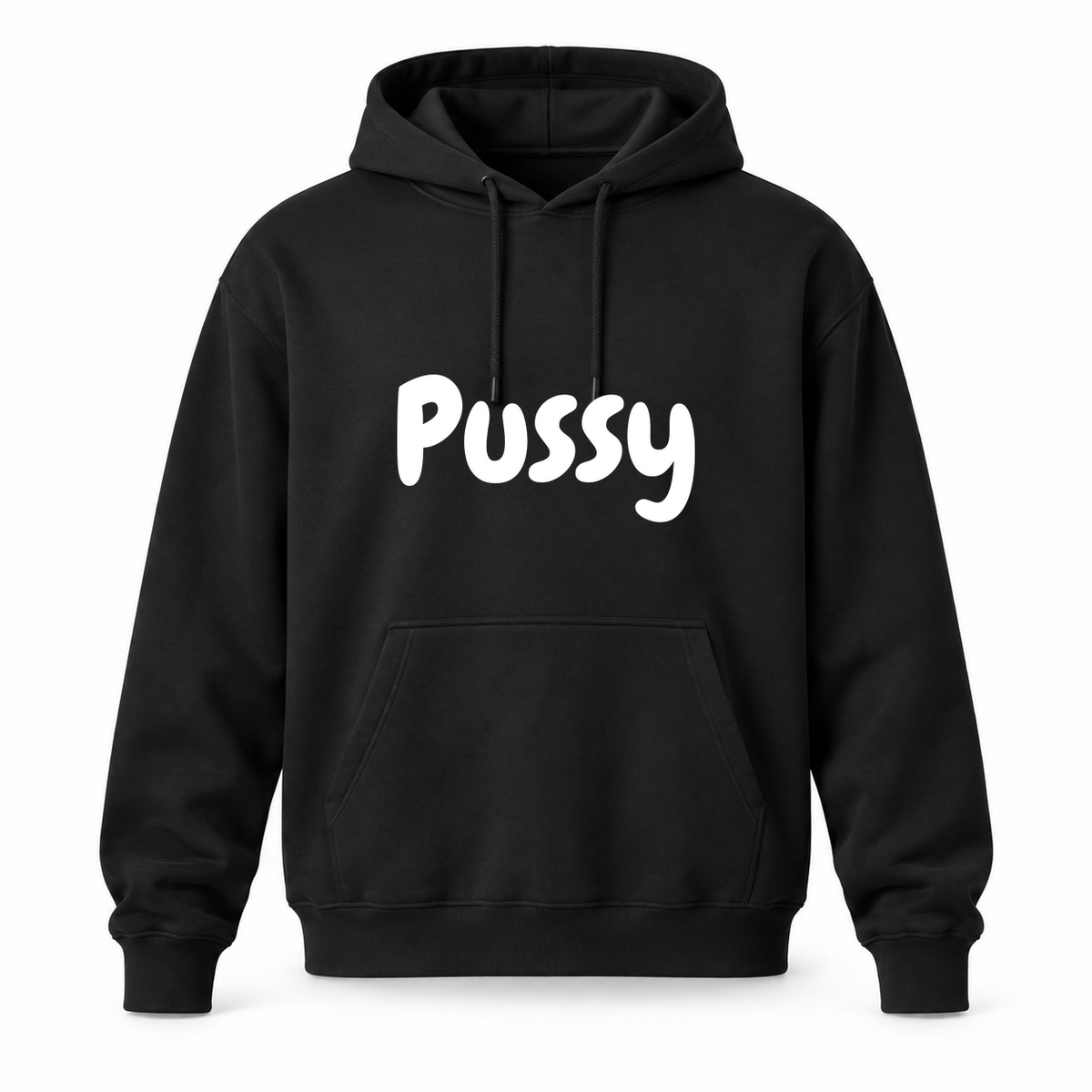 Pussy Hoodie in black
