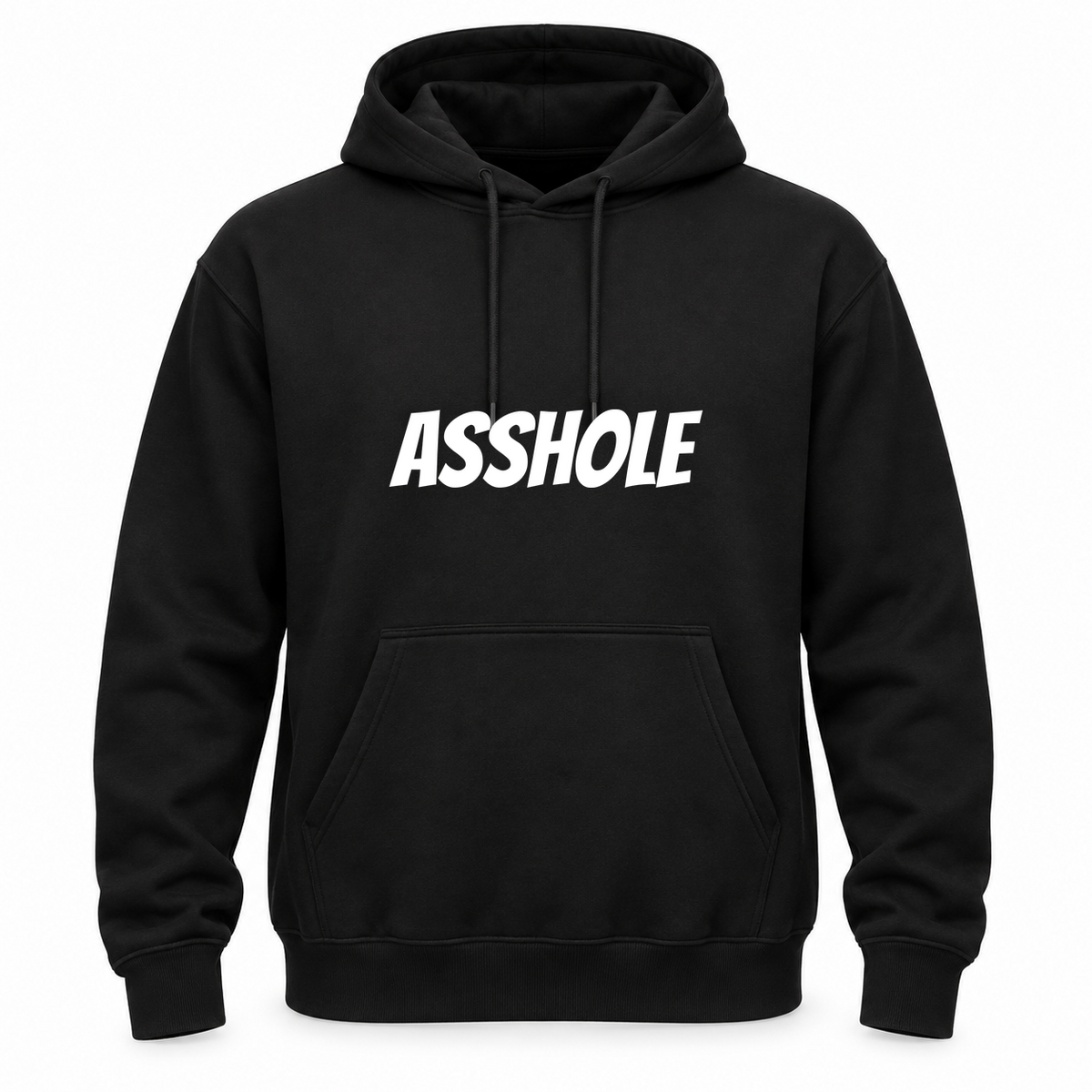 Asshole Hoodie in black
