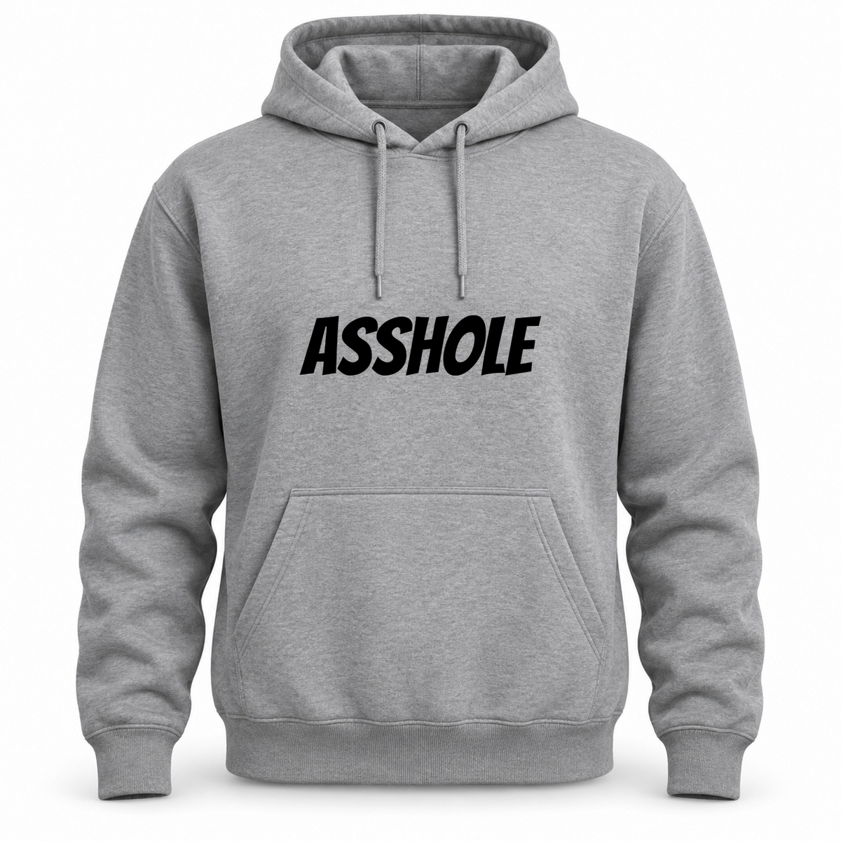 Asshole Hoodie in gray