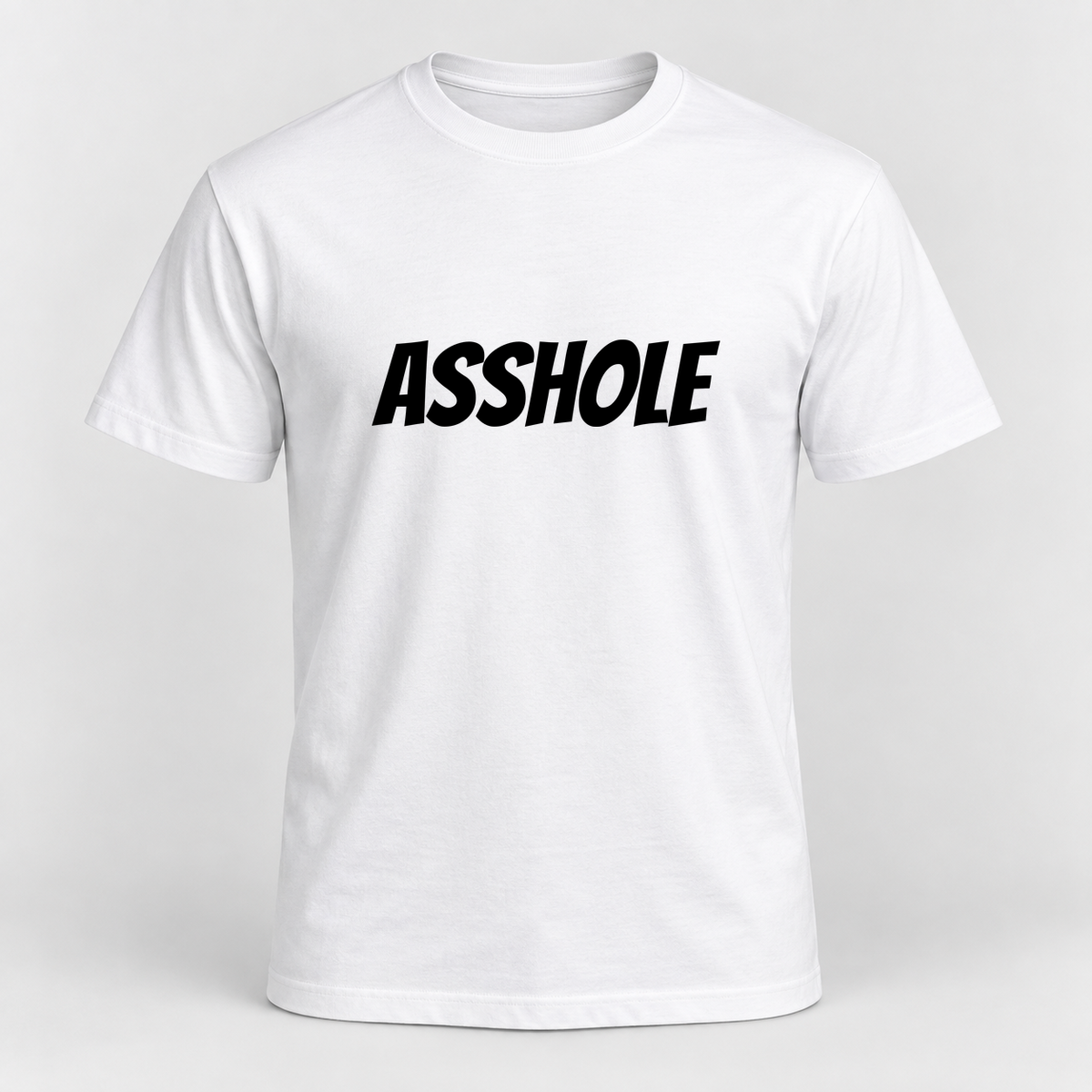 Asshole T-Shirt in white