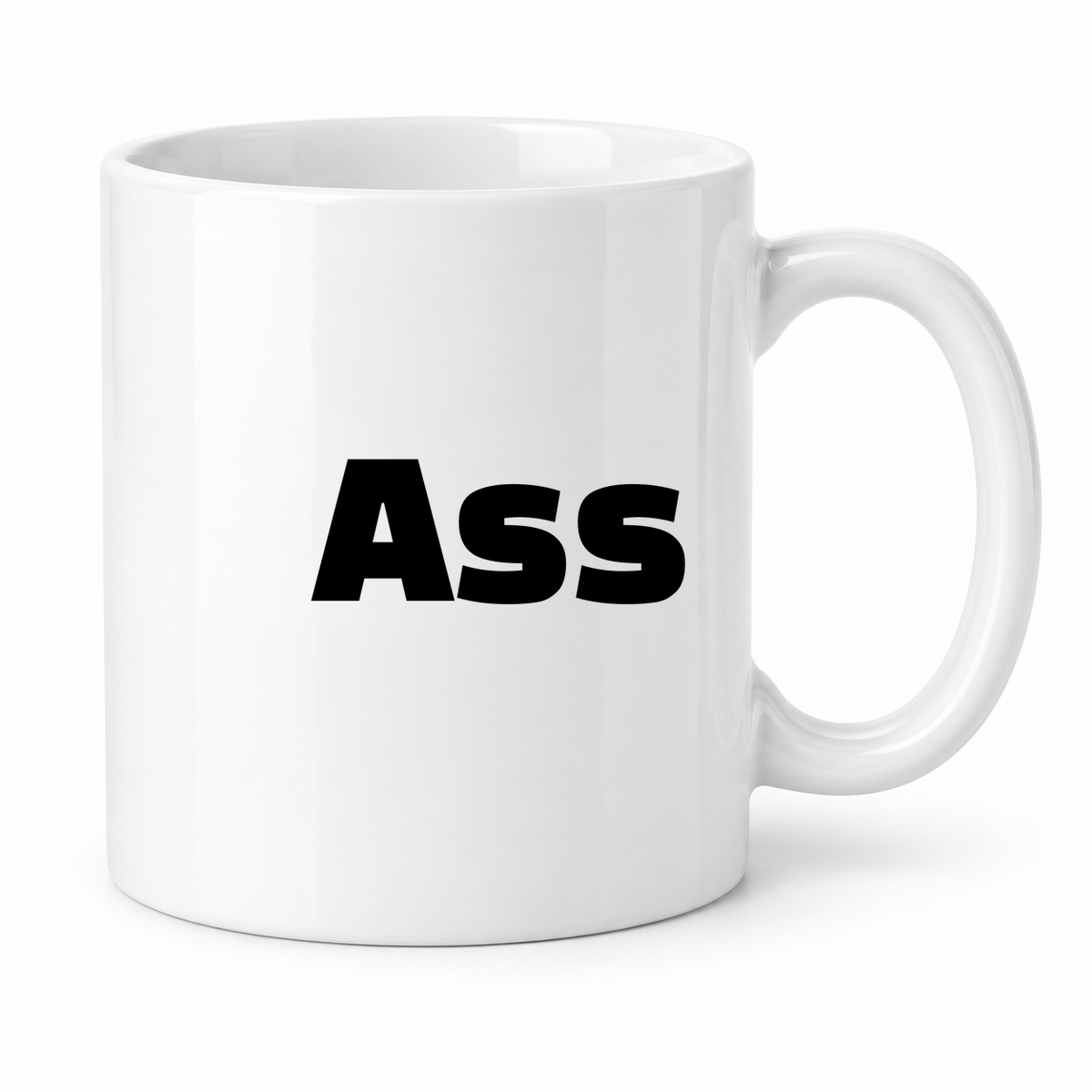Ass Mug in white