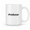 Producer Mug in white with handle right