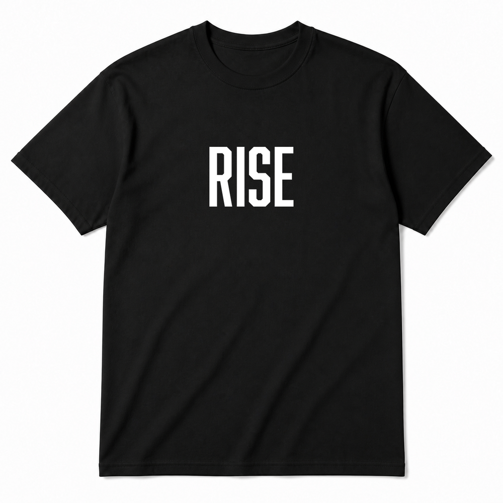 Rise T-Shirt in black