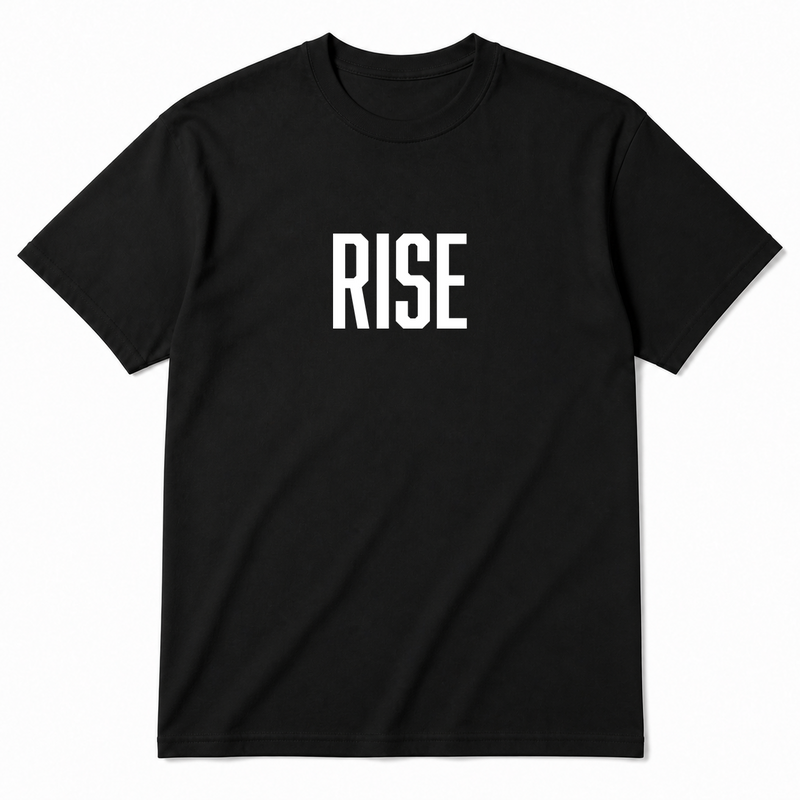 Rise T-Shirt in black