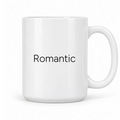 Romantic Mug in white with handle right