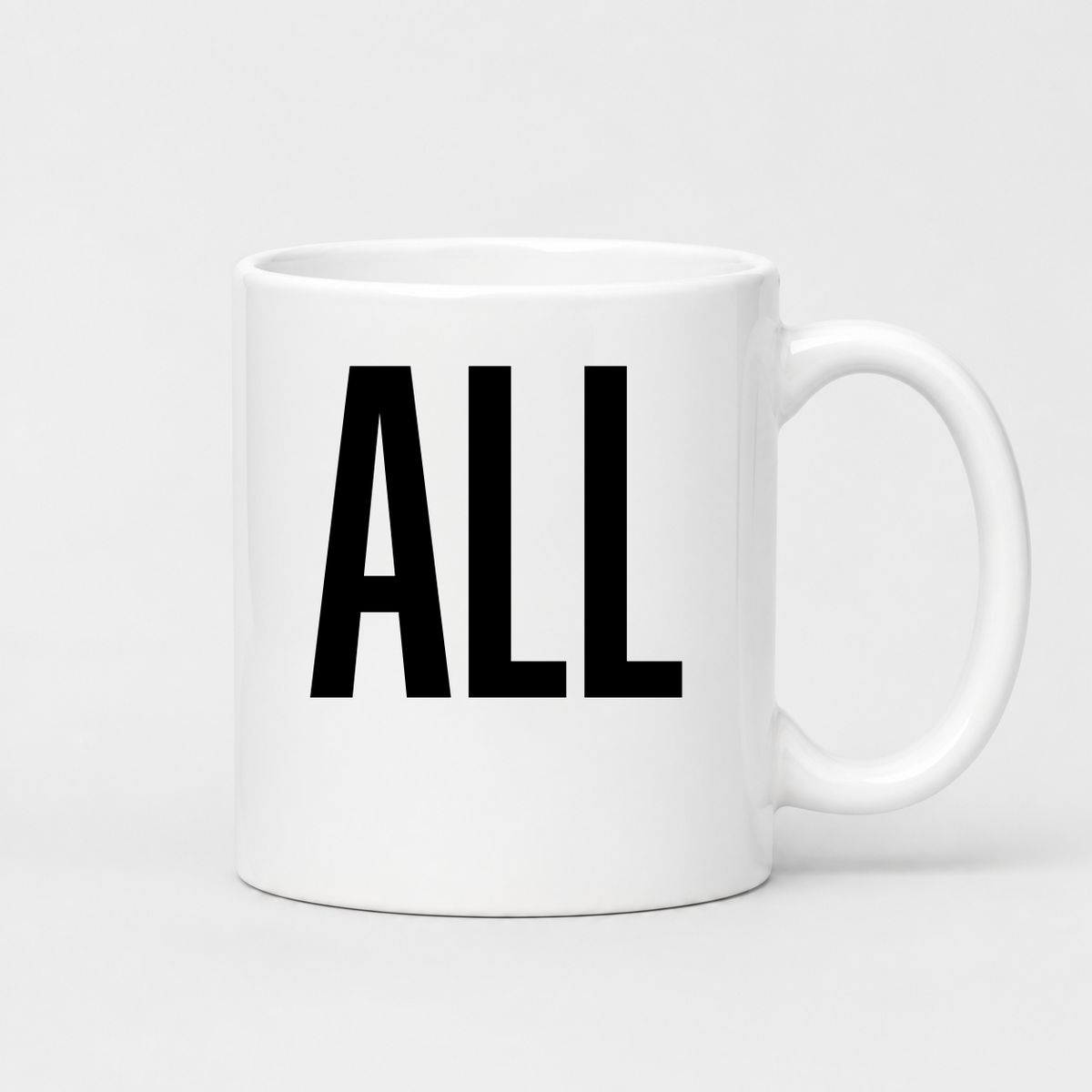 All Mug in white