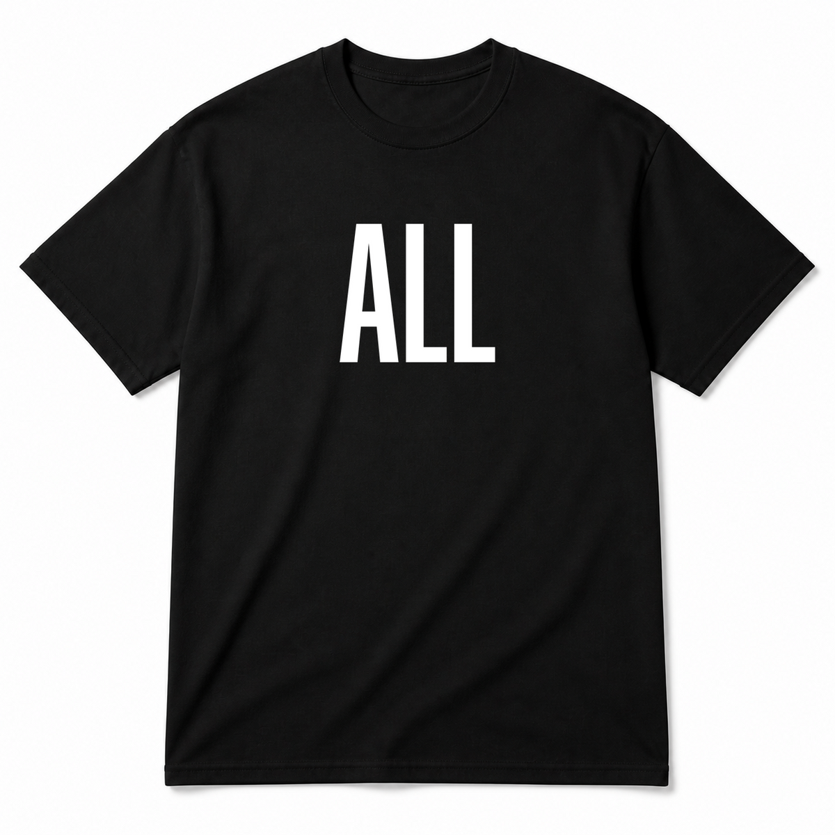 All T-Shirt in black