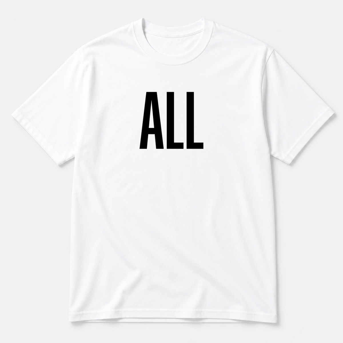 All T-Shirt in white
