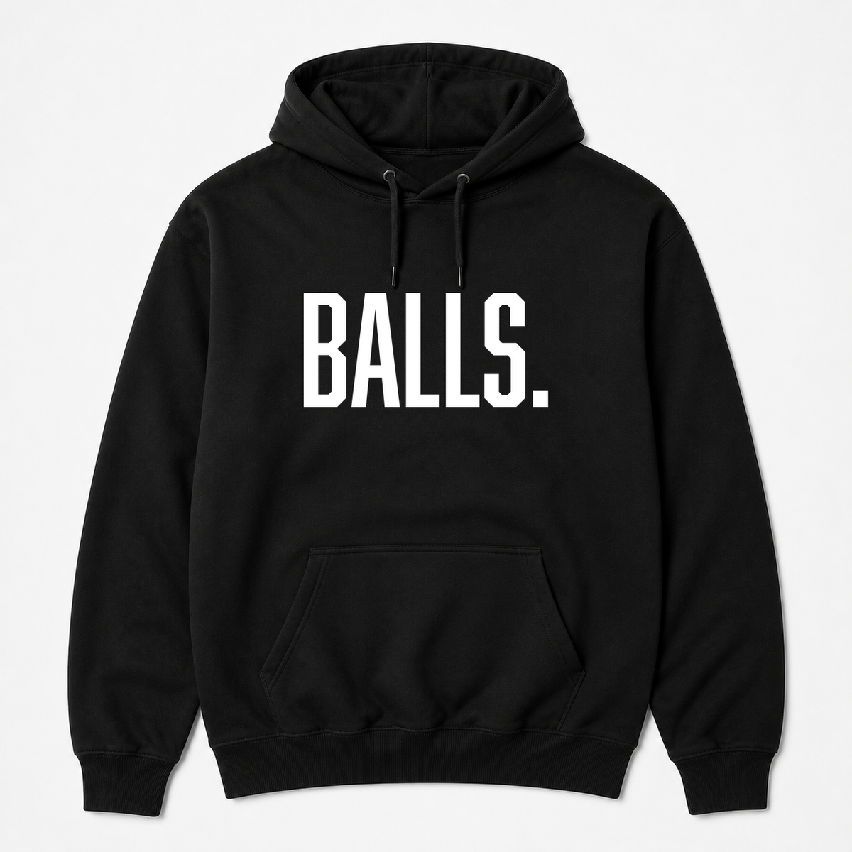 BALLS. Hoodie in black