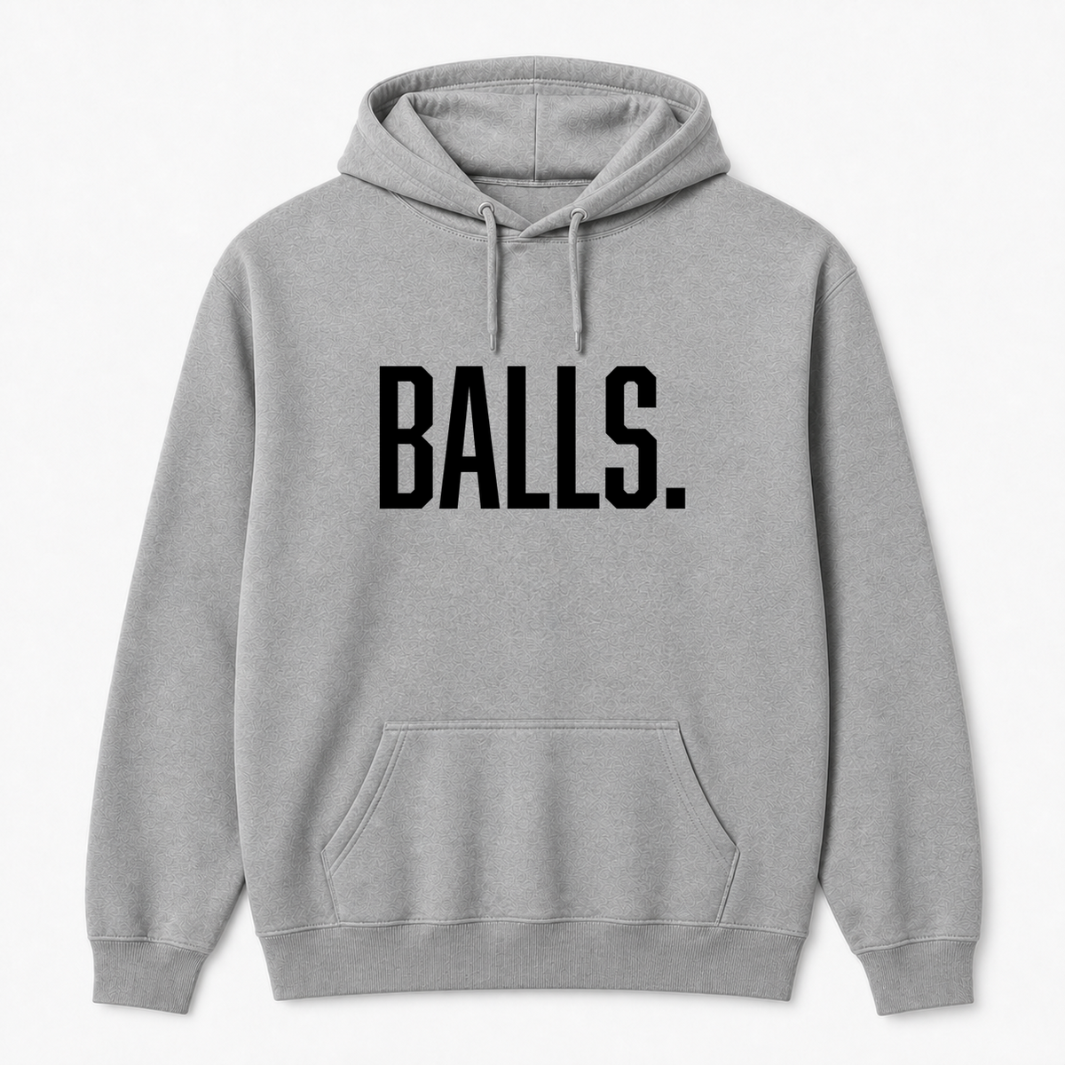BALLS. Hoodie in gray