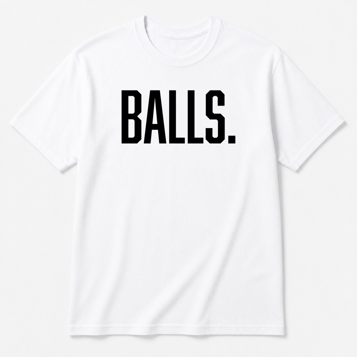 BALLS. T-Shirt in white