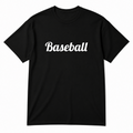 Baseball T-Shirt in black