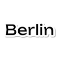 Berlin die-cut sticker