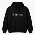 British Hoodie in black